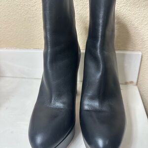 Zara Black Heeled Boots